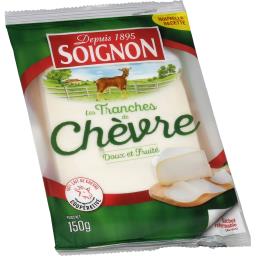 SOIGNON TRANCHES DE CHEVRE SOIGNON 150G