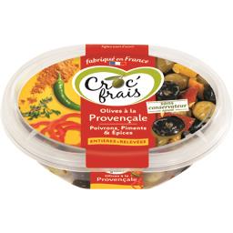 CROC'FRAIS OLIVES À LA PROVENCALE APÉRITIVES BARQUETTE 250G