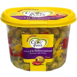 CROC'FRAIS OLIVES DÉNOYAUTÉES MÉDITERRANÉÉNNE 500G
