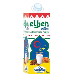 CANDIA LAIT FERMENTÉ MAIGRE ELBEN LACTEOR CANDIA PACK CT 1L