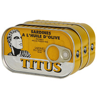 TITUS SARDINE ENT H OLIV 1/6 3X 120G 85E 125M