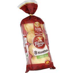 LA FOURNEE DOREE 8 NAVETTES BEURRE FRAIS 400G