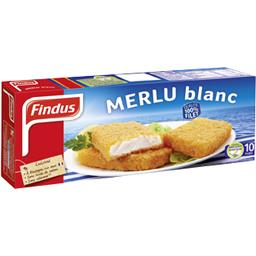 FINDUS PANÉS DE MERLU BLANC X10 510G FINDUS