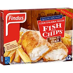 FINDUS FISH/CHIPS MALT MSC FINDUS 240G