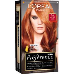 PREFERENCE COLORATION PRÉFÉRENCE FÉRIA 74 MANGO CUIVRE INTENSE