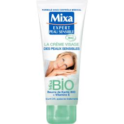 MIXA CREME HYDRATANTE VISAGE MIXA EXPERT PEAU SENSIBLE BIO TUBE 100ML