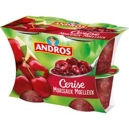 ANDROS DESSERT FRUITIER CERISE MORCEAUX ANDROS 4X100G