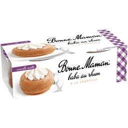 BONNE MAMAN BABA AU RHUM BONNE MAMAN 2X140G NR