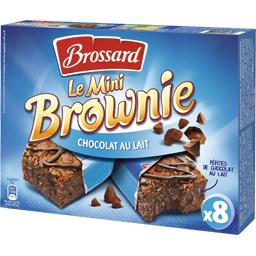 BROSSARD MINI BROWNIE CHOCOLAT AU LAITX8