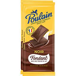 POULAIN CHOCOLAT POULAIN NOIR FONDANT 2X95G