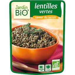 LE JARDIN BIOLOGIQUE LENTILLES VERTES JARDIN BIO SACHET EXPRESS 250G