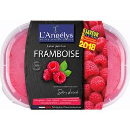 L.ANGELYS SORBET FRAMBOISE FABRICATION ARTISANALE BAC 750ML L.ANGÉLYS