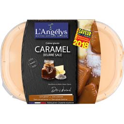 L.ANGELYS CRÈME GLACÉE ARTISANALE CARAMEL BEURRE SALÉ L.ANGÉLYS 750ML