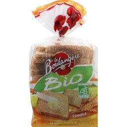 LA BOULANGERE PAIN DE MIE BIO COMPLET EN GRANDES TRANCHES LA BOULANGÈRE 500G