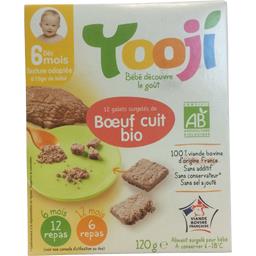 YOOJI HACHE BOEUF BIO 6MOIS YOOJI SURGELES 120G