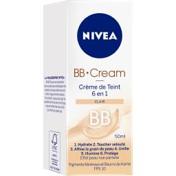 NIVEA VISAGE BB CRÈME TEINT CLAIR NIVÉA VISAGE  TUBE 50ML