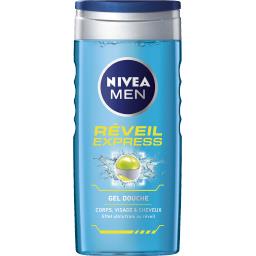 NIVEA BATH CARE GEL DOUCHE HOMME RÉVEIL EXPRESS NIVÉA BATH CARE FLACON 250ML