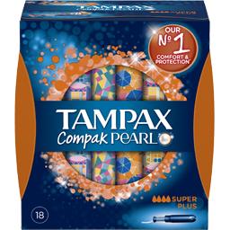 TAMPAX TAMPAX COMPAK PEARL SUPER PLUS X18