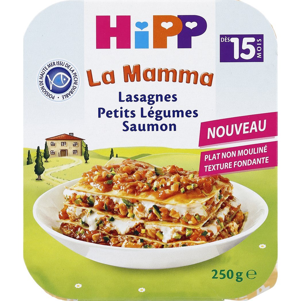 HIPP LASAGNE PETIT LEG SAUMON 250G
