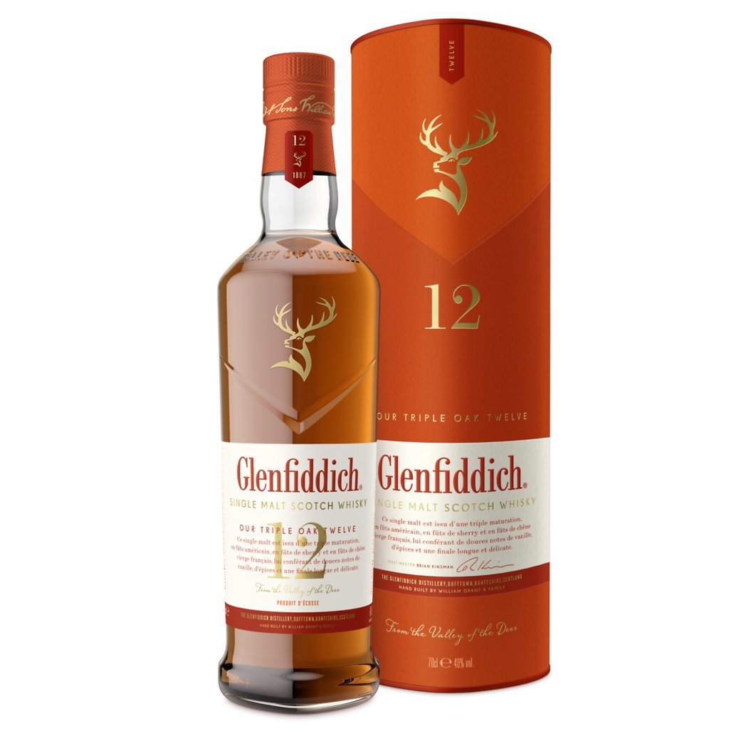 GLENFIDDICH GLENFIDDICH TRIPLE OAK 12 ANS SOUS ÉTUI 40° 70 CL