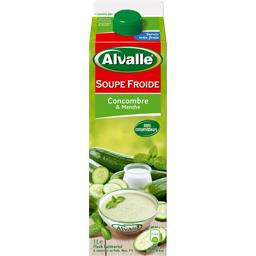 ALVALLE SOUPE FROIDE CONCOMBRE ET MENTHE ALVALLE 1LITRE