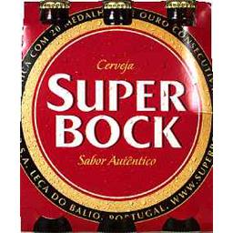 SUPER BOCKS BIÈRE SUPER BOCK 5.6 DEGRÉS PACK 6X25CL