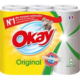 OKAY OKAY N°1 ORIGINAL ESSUIE-TOUT BLC X 6 RLX