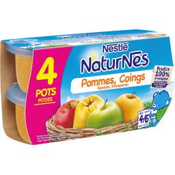 NATURNES POMMES COINGS NATURNES ETAPE 1 QUADRI-PACK 4X130G