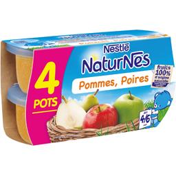 NATURNES POMMES POIRES NATURNES ETAPE 1 QUADRI-PACK 4X130G