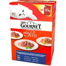 GOURMET GOURMET MON PETIT 6X50G POISSONS