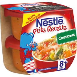 NESTLE P'TITE RECETTE COUSCOUS NESTLÉ BOL 2X200G