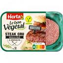 HERTA LE BON VEGETAL STEAK CRU SOJA BLE