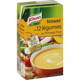 KNORR SOUPE 12 LÉGUMES ET FROMAGE FRAIS KNORR BRIQUE 1 LITRE