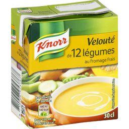 KNORR SOUPE 12 LÉGUMES ET FROMAGE FRAIS KNORR BRIQUE 300ML
