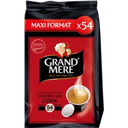 GRAND MERE CAFÉ GRAND MÈRE CORSE 54 DOSETTES 356G
