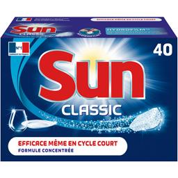 SUN TABLETTES LAVE VAISSELLE STANDARD CLASSIC SUN X40