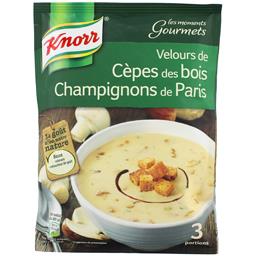 KNORR SOUPE DÉSHYDRATÉE VELOUTÉ DE CÈPES DES BOIS KNORR 91G