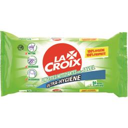 LA CROIX LINGETTES FRAICHEUR PURE LACROIX MULTI-USAGES X50
